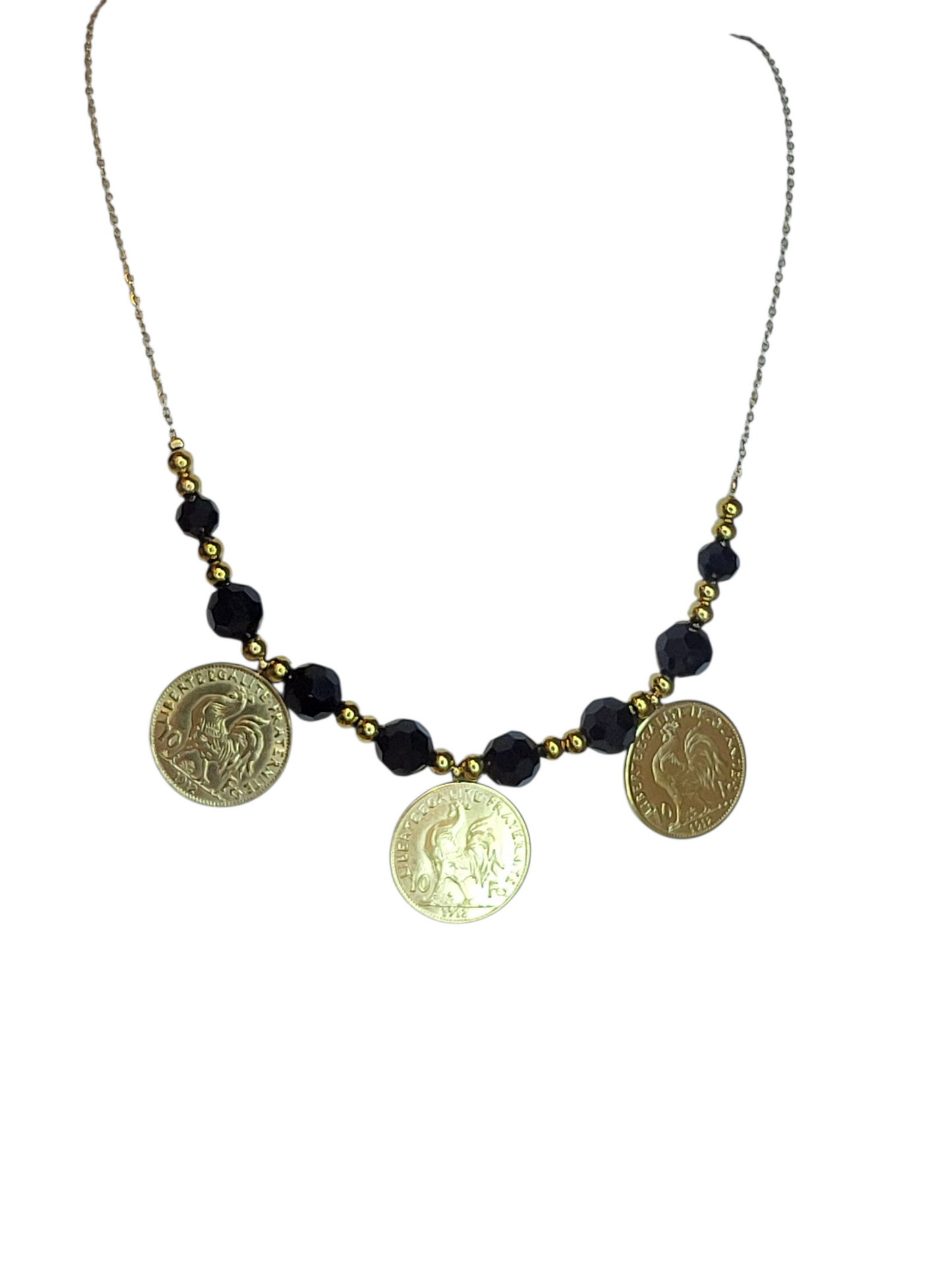 Collier avec 3 louise toop
