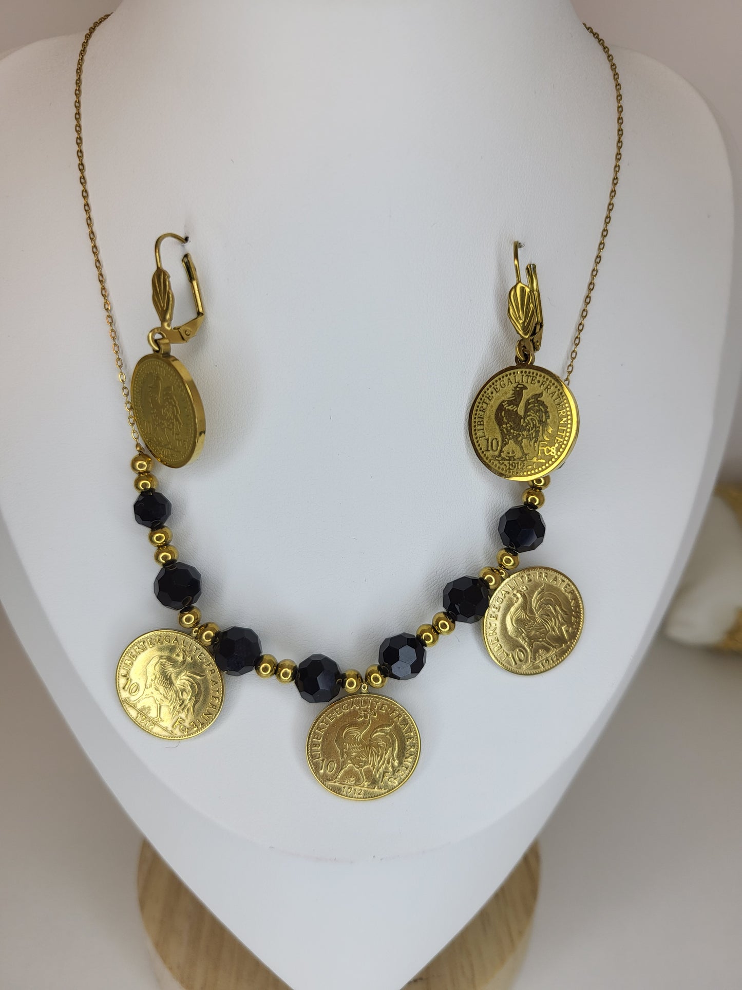 Parure 3 pc vrai louise