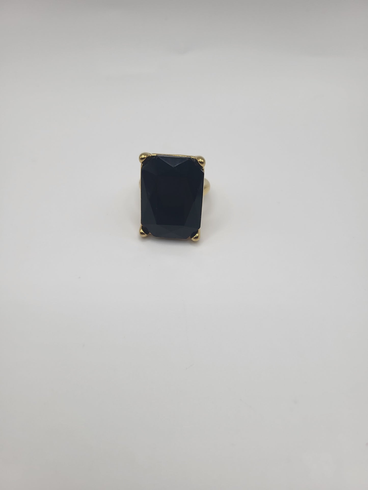 Bague perle noir