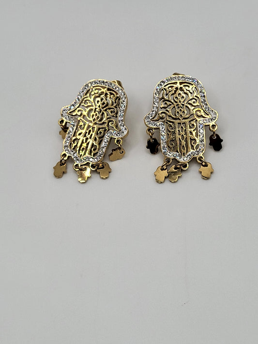 Boucles d'oreilles khmisa