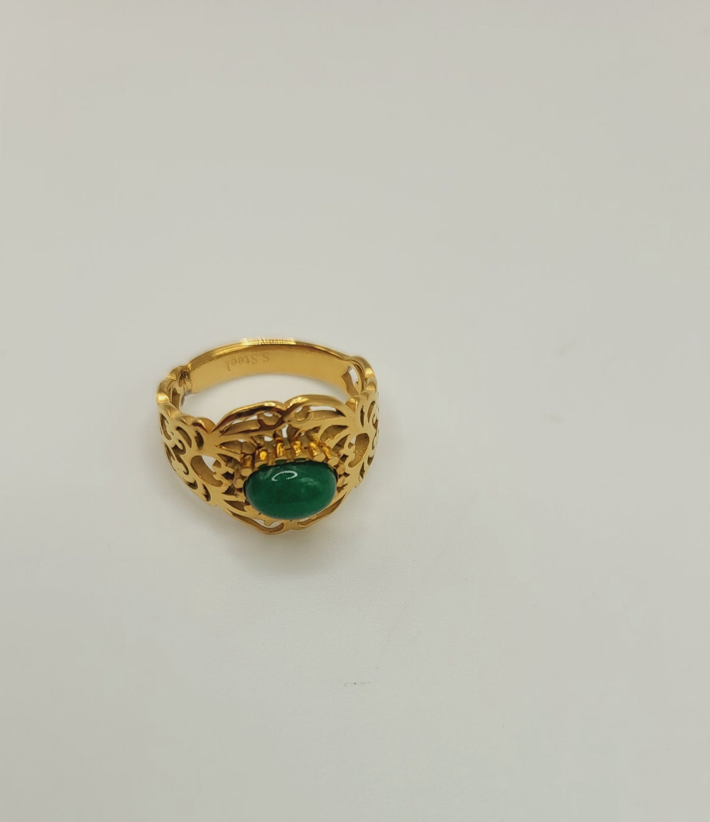 Bague  toop verte