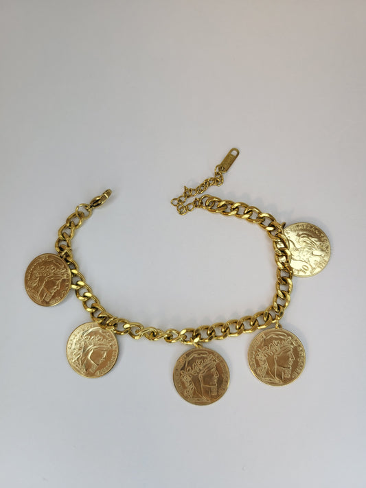 Gourmette avec 5 vrai louise toop