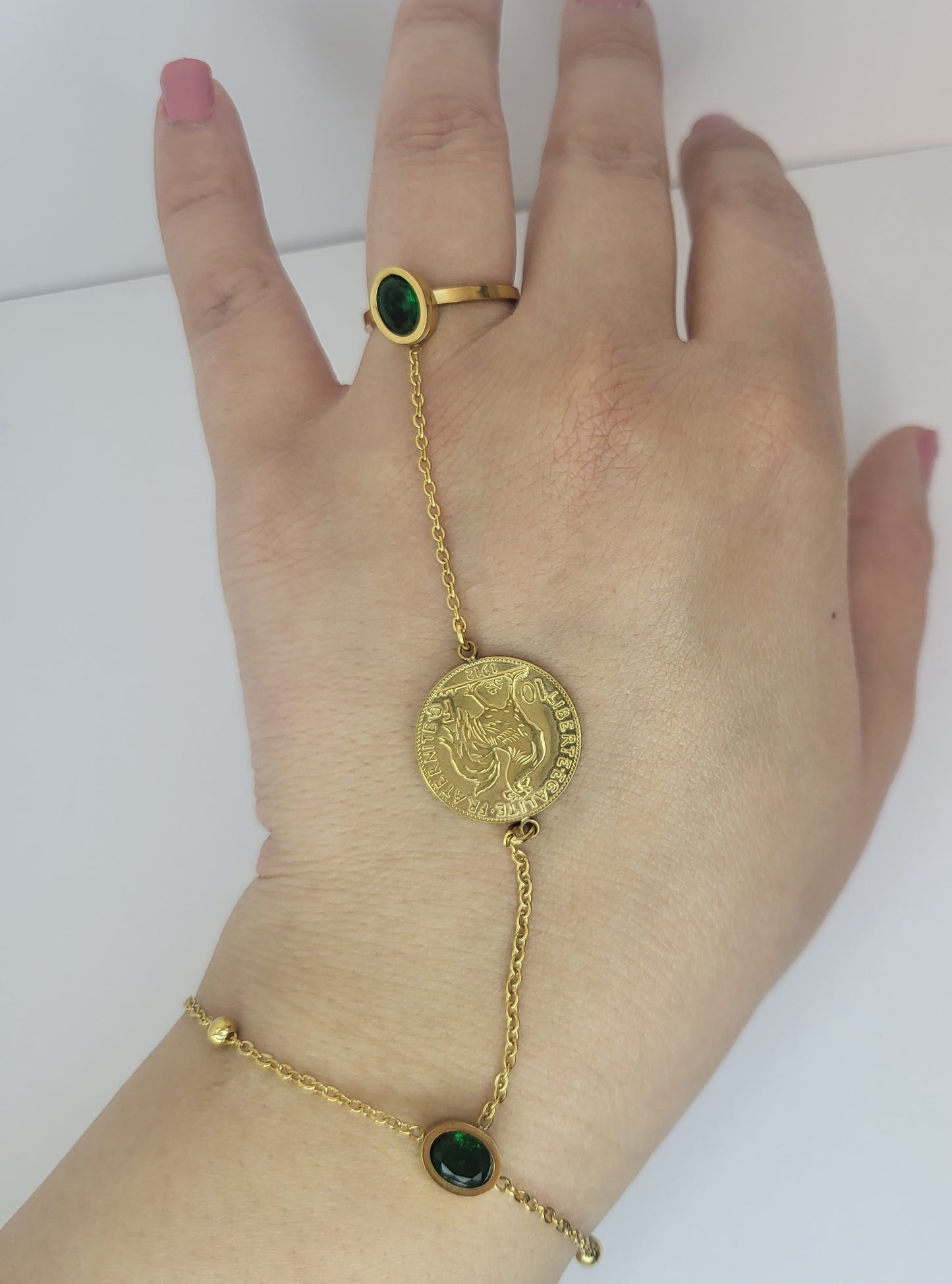 Bracelet avec 1 pc vrai louis luxe