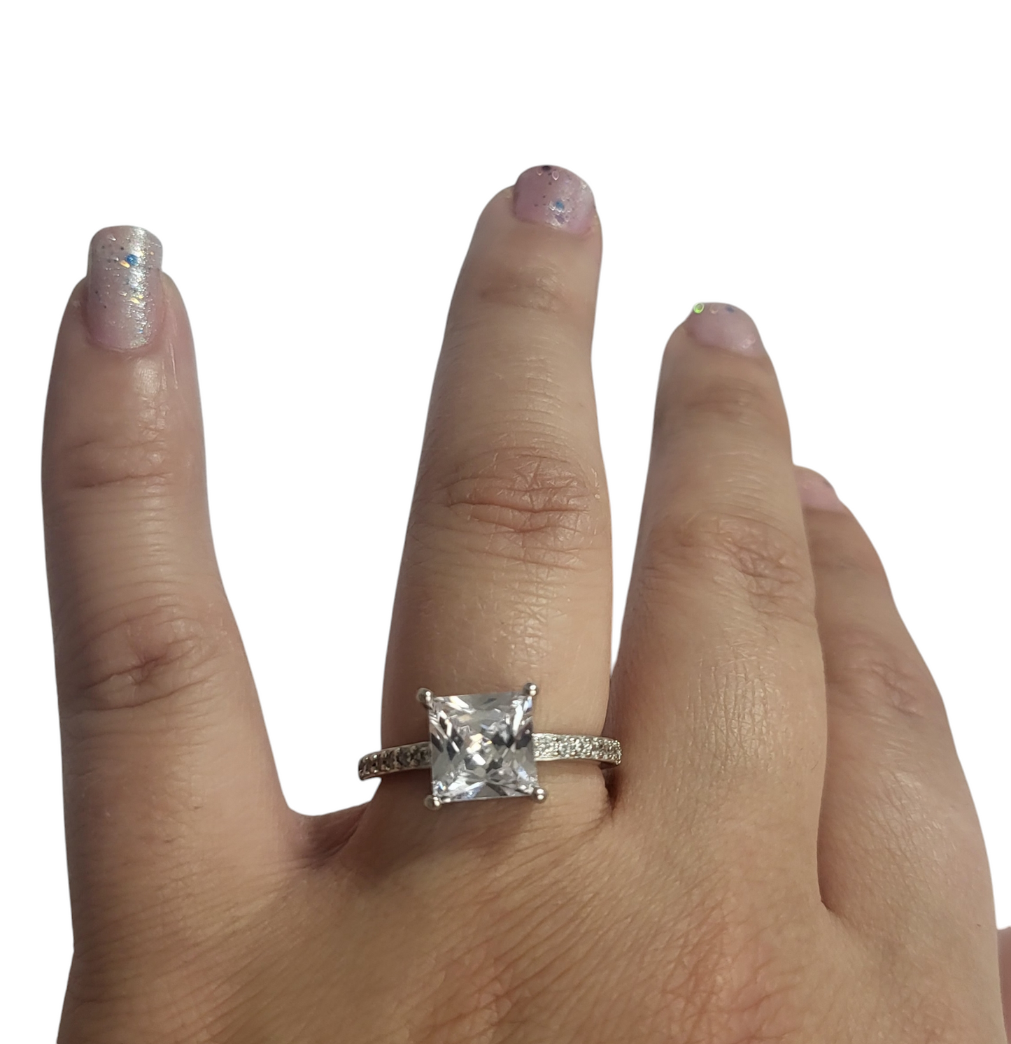 Bague magnifique argenté